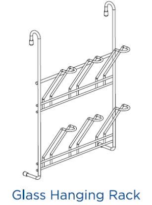 Picture of Kitchen Glass Hanging Rack