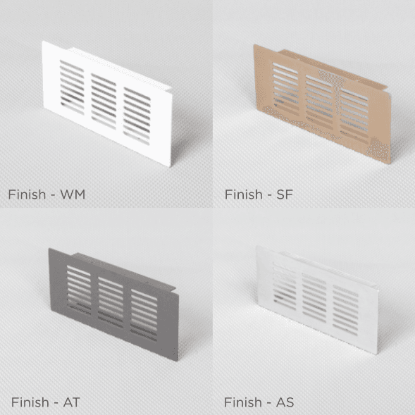 Picture of Aluminium Shutter Grill Brushed AIuminium - 225mm