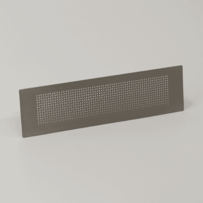 Picture of Aluminum Shutter Grill Micro, Anodized Silver / Brushed Aluminium -  225mm 