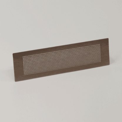Picture of Aluminum Shutter Grill Micro, Anodized Silver / Brushed Aluminium -  225mm 