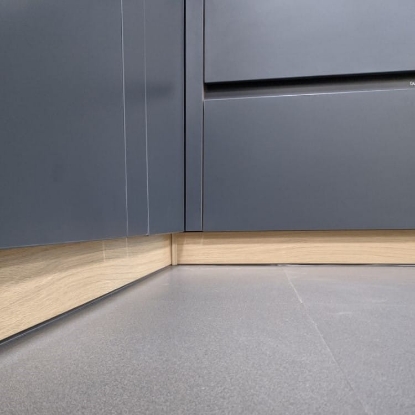 Picture of PVC Skirting Coextruded - Grey in 3.0 mtr length