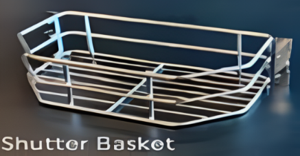 Picture of Shutter Basket for Kitchen Pantry Unit  600mm - Soft Close- SS 304 (Single  Basket) - stainless steel
