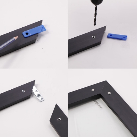 Picture of Drilling Ternplate for Glass Shutter Profile - 57.5x16x7