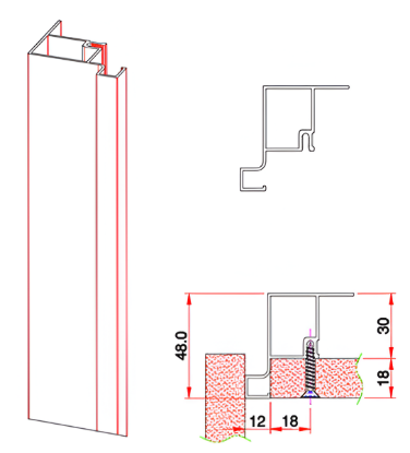 Picture of  Vertical Gola Profile L