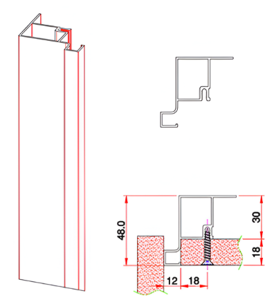 Picture of  Vertical Gola Profile L