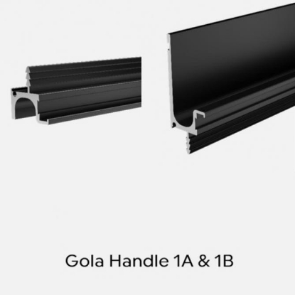 Picture of End Cap - Gola Plastie HandIe 2B - Anthracite