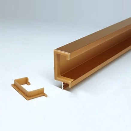 Picture of Shutter Handle  (Shutter Handlle 1934 Profile) - Anodized Silver / Black