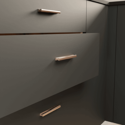 Picture of Aluminium Handle - I1 - 96mm - Silver