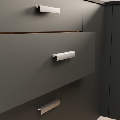 Picture of Aluminium Handle - I1 - 160mm - Brushed Aluminium