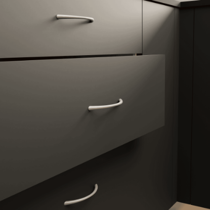 Picture of  Zinc Handle - G1- 96mm - Brushed Nickel