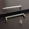Picture of Zinc Handle - R - 128mm - Brushed nickel