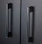 Picture of  Zinc Handle - T - 96/128mm - Black with Chrome 