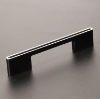 Picture of  Zinc Handle - T - 96/128mm - Black with Chrome 