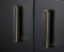 Picture of Zinc Handle - V - 96mm - Gold with Black