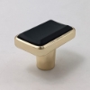 Picture of Zinc Knob - V - Gold with Black