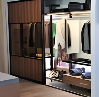 Picture of Bottom Roller  Fitting - for single  door - Nickel Plated