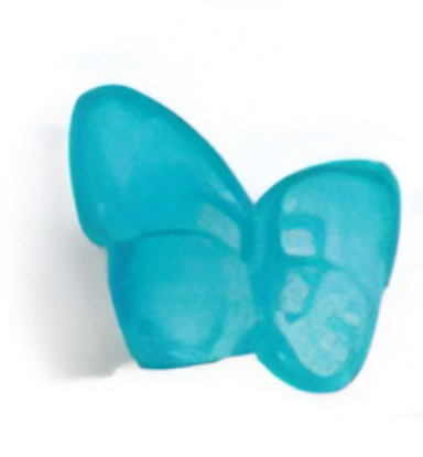Picture of Kids Furniture Handle - Plastic - Aqua Blue