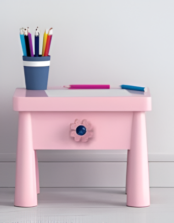 Picture of Kids Furniture Handle - Plastic - 32mm - Pink