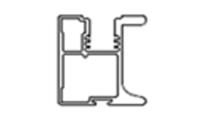 Picture of Shutter Profile - Vertical Handle Heavy - Black