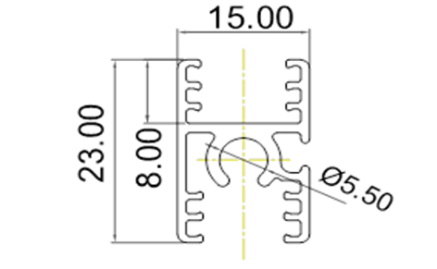 Picture of Shutter Profile-Top/mid - Special Finish