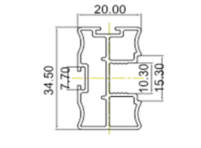 Picture of Shutter Profile - Vertical - Special Finish