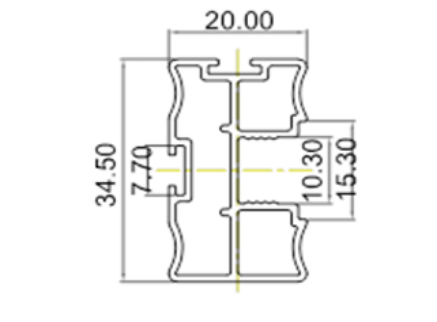Picture of Shutter Profile - Vertical - Special Finish