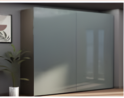 Picture of Hi Slide Inline Euro Electric 80 - 2 door mechanism+ AI. Tracks - Top & Bottom + Soft Close+ Soft Open fittings + Remote - Sliver