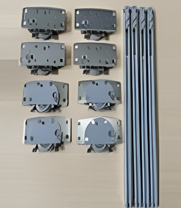 Picture of Hi Slide 50 - REVERSIBLE Soft Close - 3 Doors - Complete 3 Door Fittings With Soft Close attachments