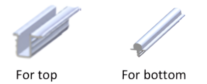 Picture of  Hi Slide 45 - Dome for 1 Shutter - Zinc Plated White