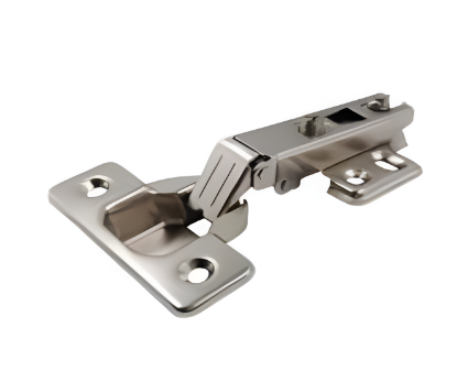 Picture of Slip on Hinge Half Overlay - EURO with 4 Hole Mounting Plate-30mm