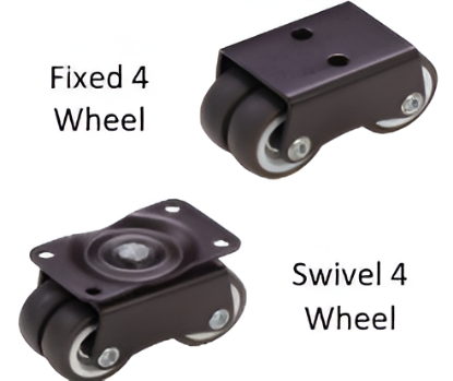 Picture of Swivel 4-Wheel (Nylon), Load/Wheel: 50Kg