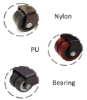 Picture of Fixed 6-Wheel (Nylon),  Load/Wheel: 75Kg