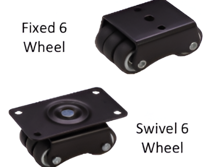 Picture of  Swivel 6-Wheel (Bearing),  Load/Wheel: 100Kg