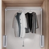 Picture of Wardrobe Lift Side Mount -10 Soft - Grey/Black