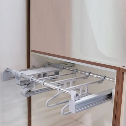 Picture of Wardrobe Rack-Trouser  / Saree (6+6 Hangers) - Grey