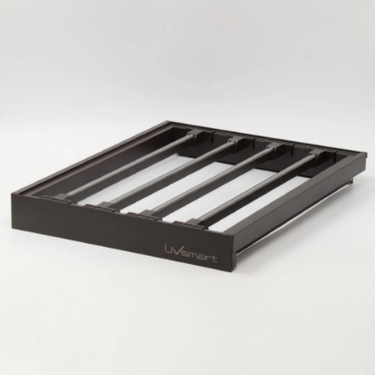 Picture of Wardrobe Pullout Trouser/Saree (Soft  Close) (with 4 Hangers) - Brown