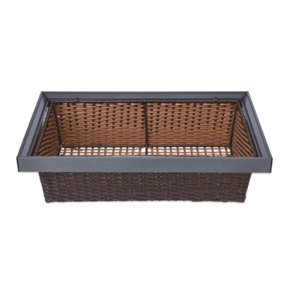 Picture of Wardrobe Pullout Basket - (Soft Close) - Brown