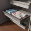 Picture of Wardrobe Pullout 2  - Basket - Wicker - (Soft Close) - Anthracite