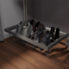 Picture of Wardrobe Pullout 2  Shoe Rack (Soft  Close) - Anthracite