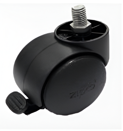 Picture of Twin Wheel Thread (With 2 Brakes), Load/Wheel: 35Kg