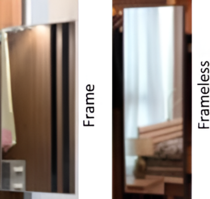 Picture of Wardrobe Mirror  Pullout - Brown