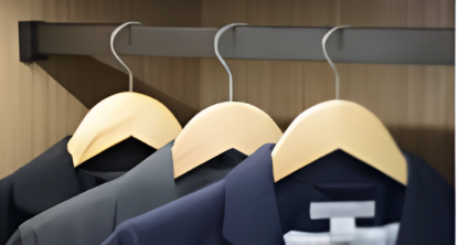 Picture of Wardrobe Rail  Fittings - Rectangular Rail - Brown