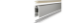 Picture of Wardrobe Rail  Fittings -  Rectangular Rail  with Luminor 16 - Brown