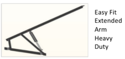 Picture of Pro-Lift Bed Fittings - Easy Fit - Extended Arm - (w/o Gas Lifts) - 1100mm - Anthracite