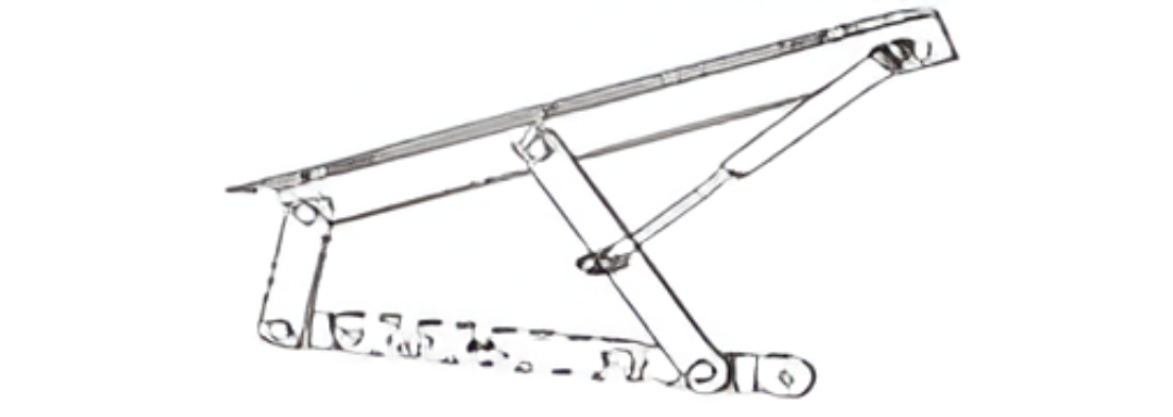 Pro-Lift Bed Fitting - Mini (With Gas Lifts) - Anthracite | BuidingSteps