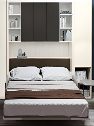 Picture of Wall Bed Fittings Vertical (with  cover & Gas Lift) - Anthracite