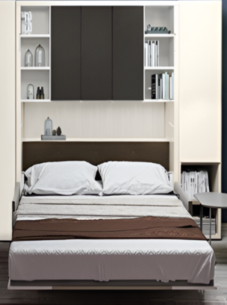 Picture of Wall Bed Fittings Vertical (with  cover & Gas Lift) - Anthracite