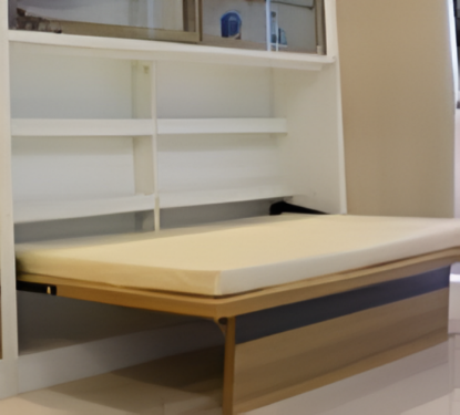 Picture of Wall Bed Fittings Horizontal  (with cover & Gas  Lift) - Anthracite