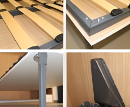 Picture of Wall Bed - Single  (Complete  Fittings with  Frame, Slats and  Manual Legs) - Anthracite