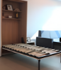 Picture of Wall Bed - Single  (Complete  Fittings with  Frame, Slats and  Manual Legs) - Anthracite
